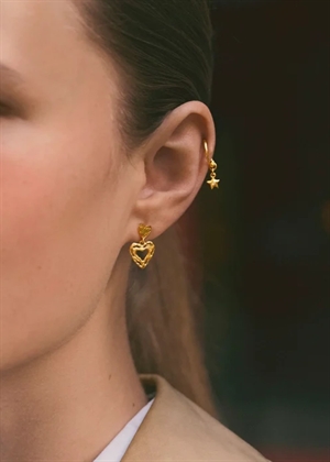 Martha earrings Forgyldt Maanesten